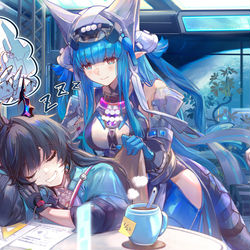 This is a pixiv picture whose title is 💤.