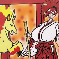 This is a pixiv picture whose title is アスナ&ギャロップ❤️‍🔥🐴.