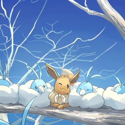 This is a pixiv picture whose title is みんなの停まり木.