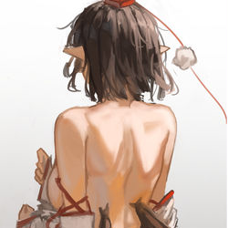 This is a pixiv picture whose title is 天狗のお風呂.