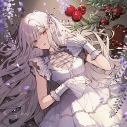 This is a pixiv picture whose title is 花と果実.