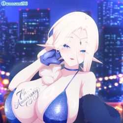 This is a pixiv picture whose title is Last Origin 7th Anniversary.