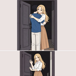 This is a pixiv picture whose title is After The Date (mtf skinsuit).