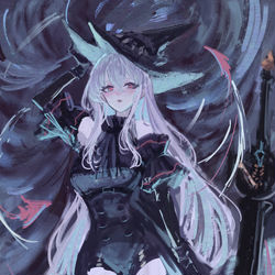 This is a pixiv picture whose title is ５　スカジ.