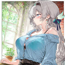 This is a pixiv picture whose title is チラ見せホタルちゃん.