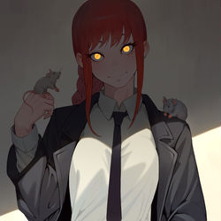 This is a pixiv picture whose title is マキマ.