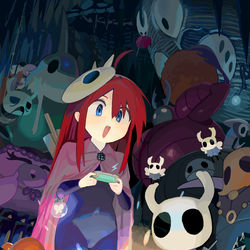 This is a pixiv picture whose title is Hipa-chan and Knight.