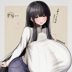 This is a pixiv picture whose title is hmkwさんのママ初公開！！！.