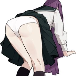 This is a pixiv picture whose title is ふぇるんのけつ🍑.