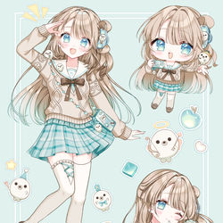 This is a pixiv picture whose title is ドキワク♡あざらしパニック！.