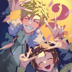 This is a pixiv picture whose title is 祝アニメメダリスト２期.