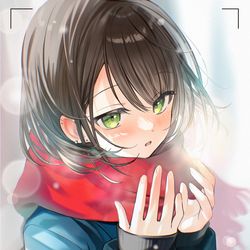 This is a pixiv picture whose title is （手袋、忘れた……。）.