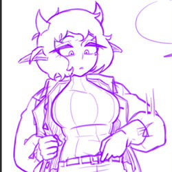 This is a pixiv picture whose title is 5화 그리는중.