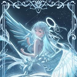This is a pixiv picture whose title is The Angel.
