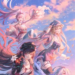 This is a pixiv picture whose title is 🎀.