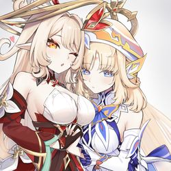 This is a pixiv picture whose title is アリスとニコ.