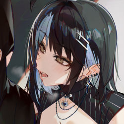 This is a pixiv picture whose title is listen.