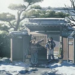 This is a pixiv picture whose title is あけおめ！.