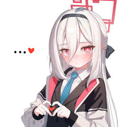 This is a pixiv picture whose title is ケイちゃん 指ハート❤️頼む.