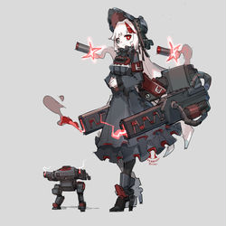 This is a pixiv picture whose title is 战争纵步者.