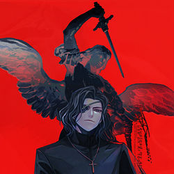 This is a pixiv picture whose title is ハンザ神父.