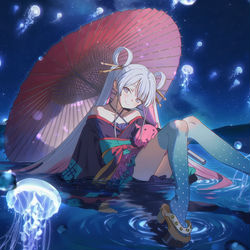 This is a pixiv picture whose title is 月見ヤチヨ.