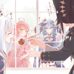 This is a pixiv picture whose title is 合流🌽🌲🌸☄️.