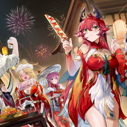 This is a pixiv picture whose title is 新年.