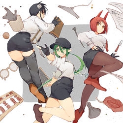 This is a pixiv picture whose title is OL感とQOLに関する一考察.