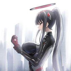 This is a pixiv picture whose title is 臨戦前.