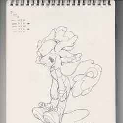 This is a pixiv picture whose title is 千变灵兽铅笔练习 (2026 年第 1 组).