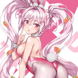 This is a pixiv picture whose title is 🐇.