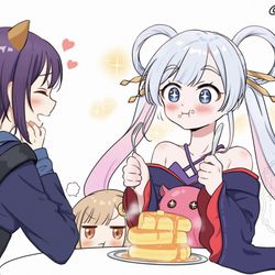 This is a pixiv picture whose title is あまいものが食べたい！.