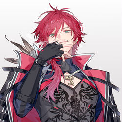 This is a pixiv picture whose title is 🚬💓.