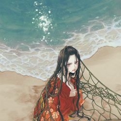 This is a pixiv picture whose title is 水揚げ.