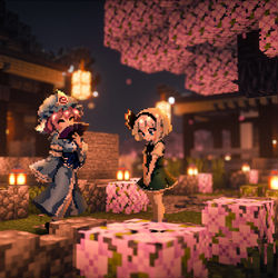 This is a pixiv picture whose title is 樱花.