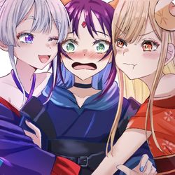 This is a pixiv picture whose title is 私の方が好きだよね.