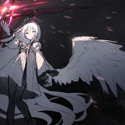 This is a pixiv picture whose title is アルビノ天使.