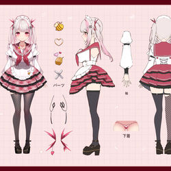 This is a pixiv picture whose title is めいどるーちぇの2.5周年新しいメイド服.