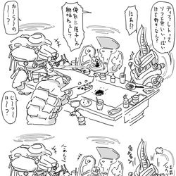 This is a pixiv picture whose title is 最近描いた絵とか.