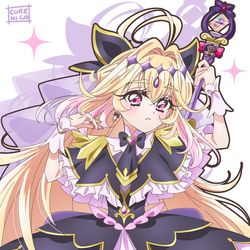 This is a pixiv picture whose title is キュアアルカナ・シャドウ.