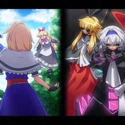 This is a pixiv picture whose title is 【東方】黒アリス.