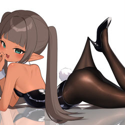 This is a pixiv picture whose title is Nyoko Bunny Suit.