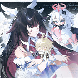 This is a pixiv picture whose title is ☾.