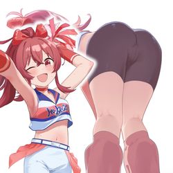 This is a pixiv picture whose title is 応援してくれる小宮果穂ちゃん.