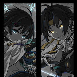 This is a pixiv picture whose title is 【GNSN＆ZZZログ】.