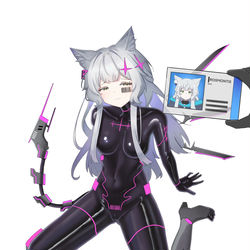 This is a pixiv picture whose title is 猫儿.