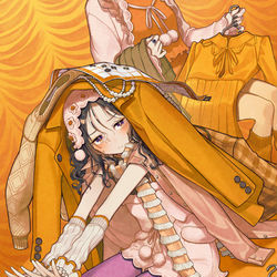 This is a pixiv picture whose title is 🧡.