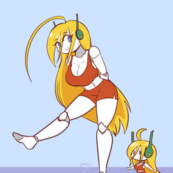 This is a pixiv picture whose title is Curly and her mini-Curly.