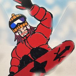This is a pixiv picture whose title is 熱血スノーボーダー・カレン❤️‍🔥🏂.